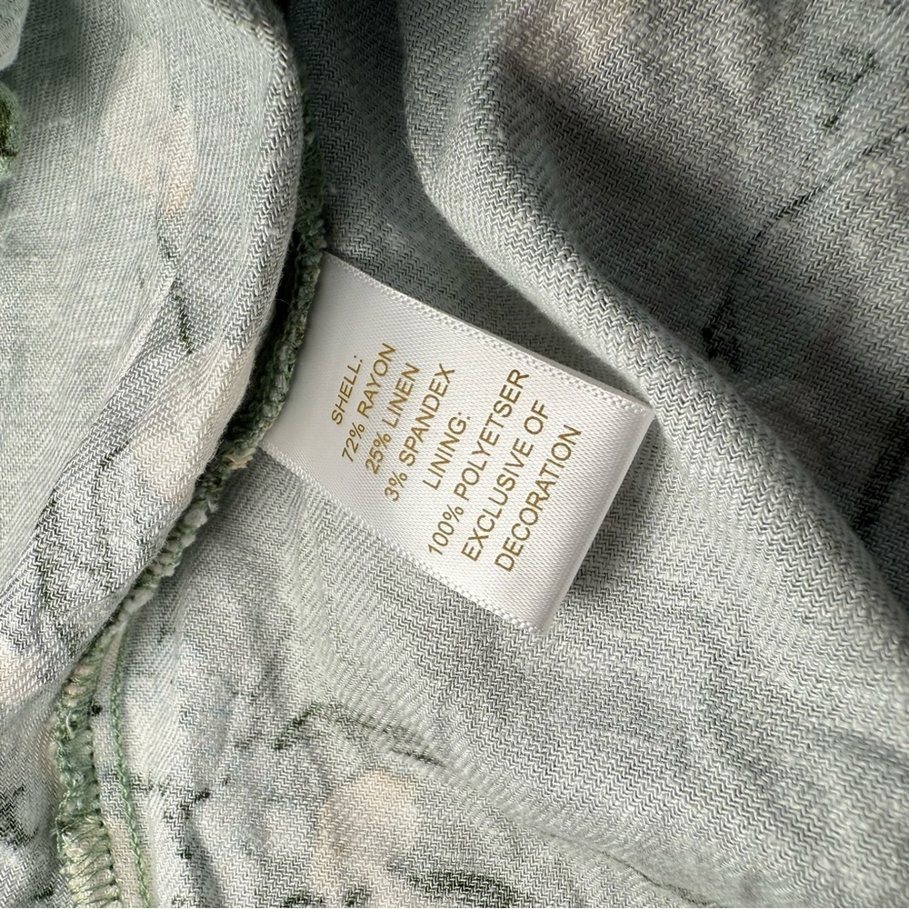 House of Harlow 1960 Midi Green Floral Dress - Picture 8 of 8